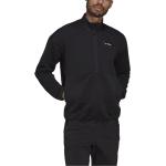 Schwarze adidas Performance Herrenfleecepullover & Herrenfleeceshirts mit Reißverschluss aus Fleece Größe XXL 