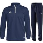 Adidas Fußball Entrada 22 Trainingsanzug Training Oberteil Trainingshose Herren dunkelblau Gr XL