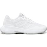 Weiße adidas Gamecourt Tennisschuhe aus Mesh atmungsaktiv für Damen Größe 36 