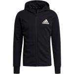 Adidas, Jacke mit bedrucktem Logo Black, Herren, Größe: XL