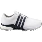Weiße adidas Golf Golfschuhe aus Glattleder für Herren Größe 47 