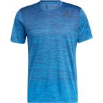 Reduzierte Blaue adidas T-Shirts für Herren Größe S 