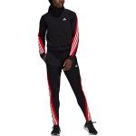 adidas GT3705 Damen Sportswear Teamsport Trainingsanzug, Black/Vivid Red, S
