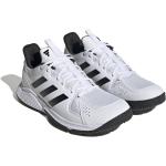 Weiße adidas Performance Badmintonschuhe mit Schnürsenkel in Normalweite aus Mesh stoßdämpfend für Herren Größe 47 