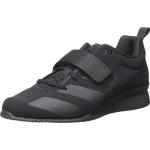 Schwarze adidas adiPower Gewichtheberschuhe mit Schnürsenkel in Normalweite für Herren Größe 40 