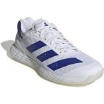 Weiße adidas Adizero Fastcourt Herrensportschuhe mit Schnürsenkel in Normalweite leicht Übergrößen 