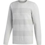 Graue adidas Golf Herrensweatshirts aus Baumwolle Größe XL 