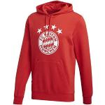 Weiße adidas Graphic FC Bayern Herrenhoodies & Herrenkapuzenpullover Größe XXL für den für den Winter 