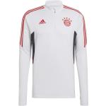 Reduzierte Weiße adidas Performance FC Bayern Herrensweatshirts aus Polyester Größe XXL 