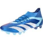 Reduzierte Blaue adidas Performance Kunstrasen-Fußballschuhe für Herren Größe 43,5 mit Absatzhöhe bis 3cm 