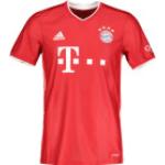 Atmungsaktive Kurzärmelige adidas FC Bayern V-Ausschnitt FC Bayern München Trikots für Herren - Heim 2020/21 