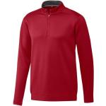 Rote Langärmelige adidas Golf Herrensweatshirts aus Polyester 