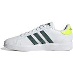 Reduzierte Grüne Casual adidas Court Low Sneaker mit Schnürsenkel in Normalweite für Herren Größe 44,5 