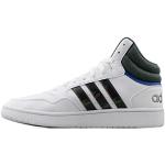 Adidas Herren Hoops 3.0 MID Sneaker, FTWR White/Green Oxide/Team royal Blue, 42 2/3 EU