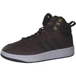 Reduzierte Braune adidas Hoops High Top Sneaker & Sneaker Boots für Herren Größe 46,5 