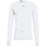 Reduzierte Weiße Langärmelige adidas Performance Herrenlongsleeves & Herrenlangarmshirts aus Polyester Größe 3 XL 