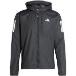 adidas Men's Own The Run Jacket Jacke, Black/White, XL