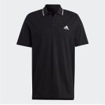Schwarze adidas Essentials Herrenpoloshirts & Herrenpolohemden Größe 3 XL 