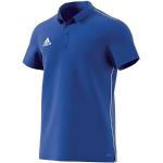 Reduzierte Blaue Gestreifte adidas Core Herrenpoloshirts & Herrenpolohemden 