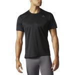 Schwarze adidas Response T-Shirts aus Polyester für Herren Größe XL 