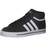 Schwarze Skater adidas Core High Top Sneaker & Sneaker Boots aus Canvas für Herren Größe 42,5 