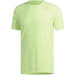 Gelbe adidas Supernova T-Shirts aus Polyester für Herren Größe S 