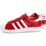 Rote adidas Superstar Low Sneaker für Herren Größe 40 