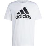Reduzierte Weiße adidas Performance Essentials T-Shirts aus Jersey für Herren Größe 3 XL 