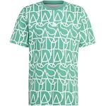 Grüne Kurzärmelige adidas Court T-Shirts aus Jersey für Herren Größe XXL 