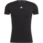 Reduzierte Schwarze Kurzärmelige adidas T-Shirts aus Jersey für Herren Größe 4 XL 