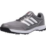 Graue adidas Response Golfschuhe mit Schnürsenkel aus Textil leicht für Herren Übergrößen 
