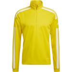 Reduzierte Gelbe adidas Performance Herrensweatshirts aus Polyester Größe S 