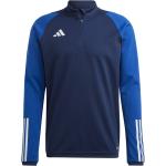 Reduzierte Marineblaue adidas Performance Herrensweatshirts mit Reißverschluss aus Polyester Größe 3 XL 