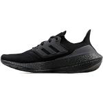Reduzierte Schwarze adidas Ultra Boost 22 Joggingschuhe & Runningschuhe mit Schnürsenkel in Normalweite für Herren Größe 42,5 