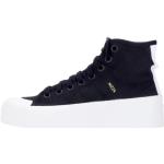 Schwarze adidas High Top Sneaker & Sneaker Boots aus Stoff für Damen Größe 36 