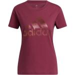 Rote Elegante adidas Graphic T-Shirts für Damen Größe S für den für den Sommer 