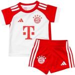 Adidas, Home 23/24 Fc Bayern München, Kurzarm Fußballtrikot, Weiß Rot, 912M, Unisex -Kinder