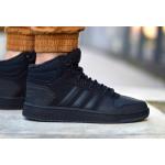 Schwarze adidas Hoops High Top Sneaker & Sneaker Boots für Herren Größe 46,5 für den für den Winter 