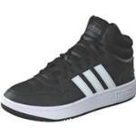 Schwarze adidas Hoops High Top Sneaker & Sneaker Boots aus Gummi für Herren Größe 40,5 