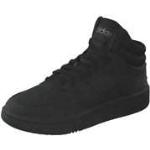 Schwarze adidas Hoops High Top Sneaker & Sneaker Boots mit Basketball-Motiv aus Gummi für Herren Größe 40,5 