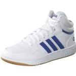 Weiße adidas Hoops High Top Sneaker & Sneaker Boots mit Basketball-Motiv für Herren Größe 40,5 