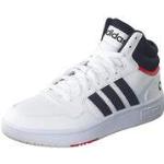 Weiße adidas Hoops High Top Sneaker & Sneaker Boots für Herren Größe 40,5 