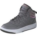Reduzierte Graue adidas Hoops High Top Sneaker & Sneaker Boots für Damen Größe 40,5 