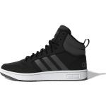 Schwarze adidas Hoops High Top Sneaker & Sneaker Boots mit Basketball-Motiv für Damen Größe 42 für den für den Winter 