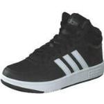 Schwarze adidas Hoops High Top Sneaker & Sneaker Boots für Kinder Größe 39,5 