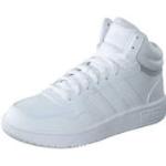 Weiße adidas Hoops High Top Sneaker & Sneaker Boots für Kinder Größe 39,5 