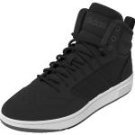 Schwarze Casual adidas Hoops High Top Sneaker & Sneaker Boots für Herren Größe 46,5 