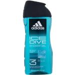 Adidas Ice Dive Shower Gel 3-In-1 Erfrischendes Duschgel 250 ml für Manner