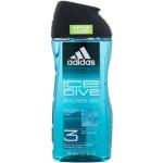 Adidas Ice Dive Shower Gel 3-In-1 New Cleaner Formula Erfrischendes Duschgel 250 ml für Manner