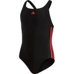 Schwarze adidas Sportbadeanzüge & Schwimmanzüge für Kinder für Mädchen Größe 116 1-teilig 